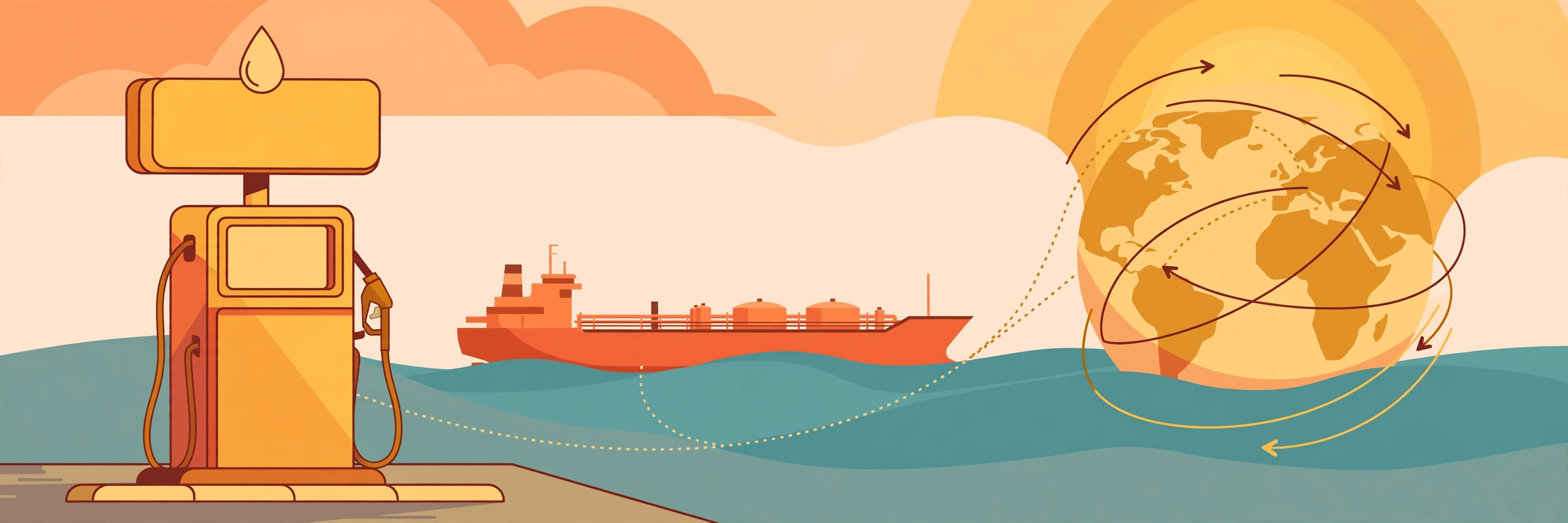 How Global Events Affect Gas Prices in the US, Explained Simply — category illustration